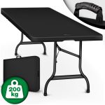 Masa pliabila gradina/camping/bucatarie/balcon/terasa, anti-zgarieturi, anti-alunecare, capacitate suportata 200 kg, interior/exterior, 180 x 75 x 73cm