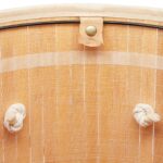 Cos de rufe rotund din bambus, RelaxDays, crem, 70 l, 65 x 41 cm - imagine 2