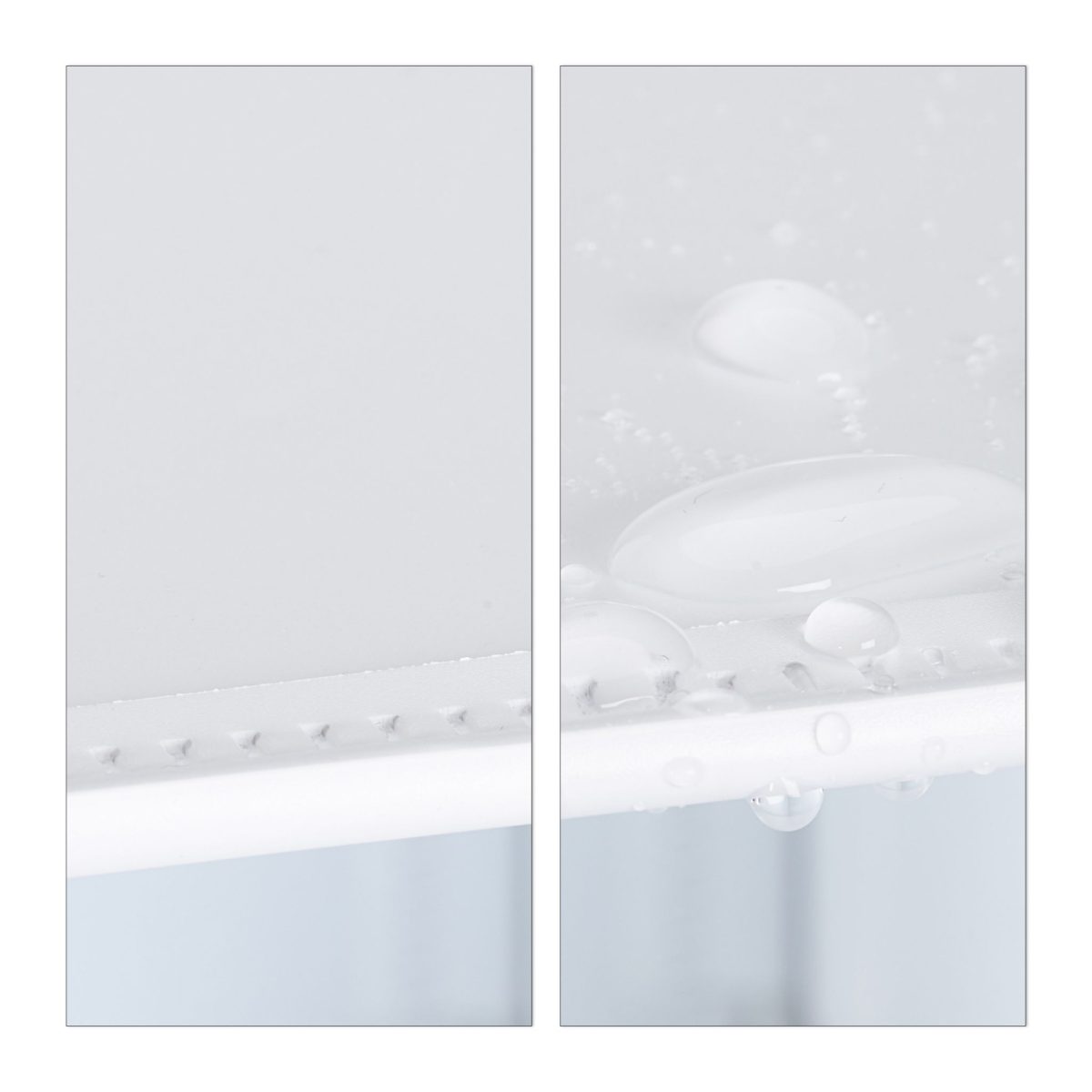 Raft pentru depozitare tip cub cu 6 compartimente, RelaxDays, plastic, transparent, 65 x 96 x 32 cm - imagine 6