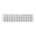 Cutie metalica pentru depozitare 48 chei/brelocuri, 25 x 18 x 7,5 cm, gri, Relaxdays - imagine 8