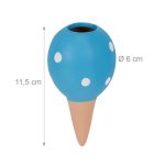 Dispozitiv de udare a plantelor, auto-irigare, 4 bucati, design biluta, din ceramica, 11,5 x 6 cm - imagine 4