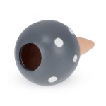 Dispozitiv de udare a plantelor, auto-irigare, 4 bucati, design biluta, din ceramica, 11,5 x 6 cm, gri - imagine 6