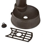 Cismea de gradina, design antic, cu robinet, 65 x 25 x 30 cm, maro inchis - imagine 6