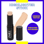 Iluminator stick Zmile Cosmetics, Highlighter vegan #1 - imagine 2