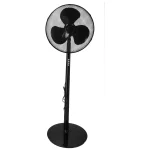 Ventilator cu picior Dedra, 40W, Negru