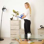 Dulap pentru hol Relaxdays, bej, cu 4 sertare, din MDF, 105 x 45 x 30 cm - imagine 2