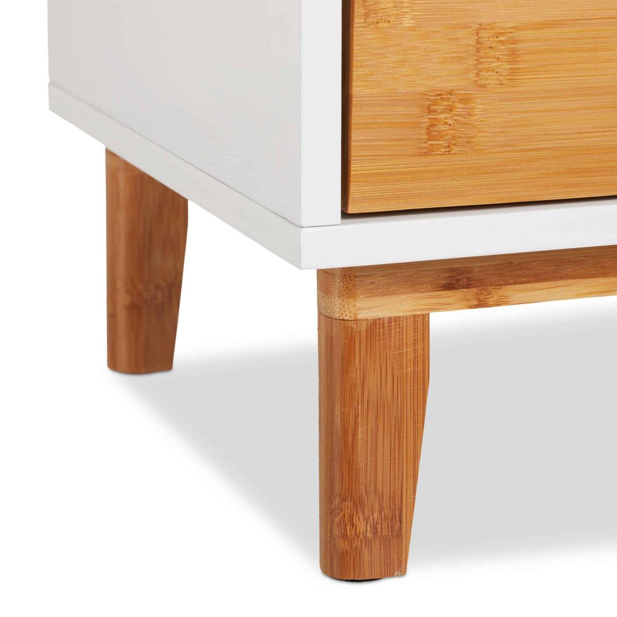 Dulap universal cu 3 rafturi, MDF/bambus, 101 x 32 x 30 cm - imagine 6