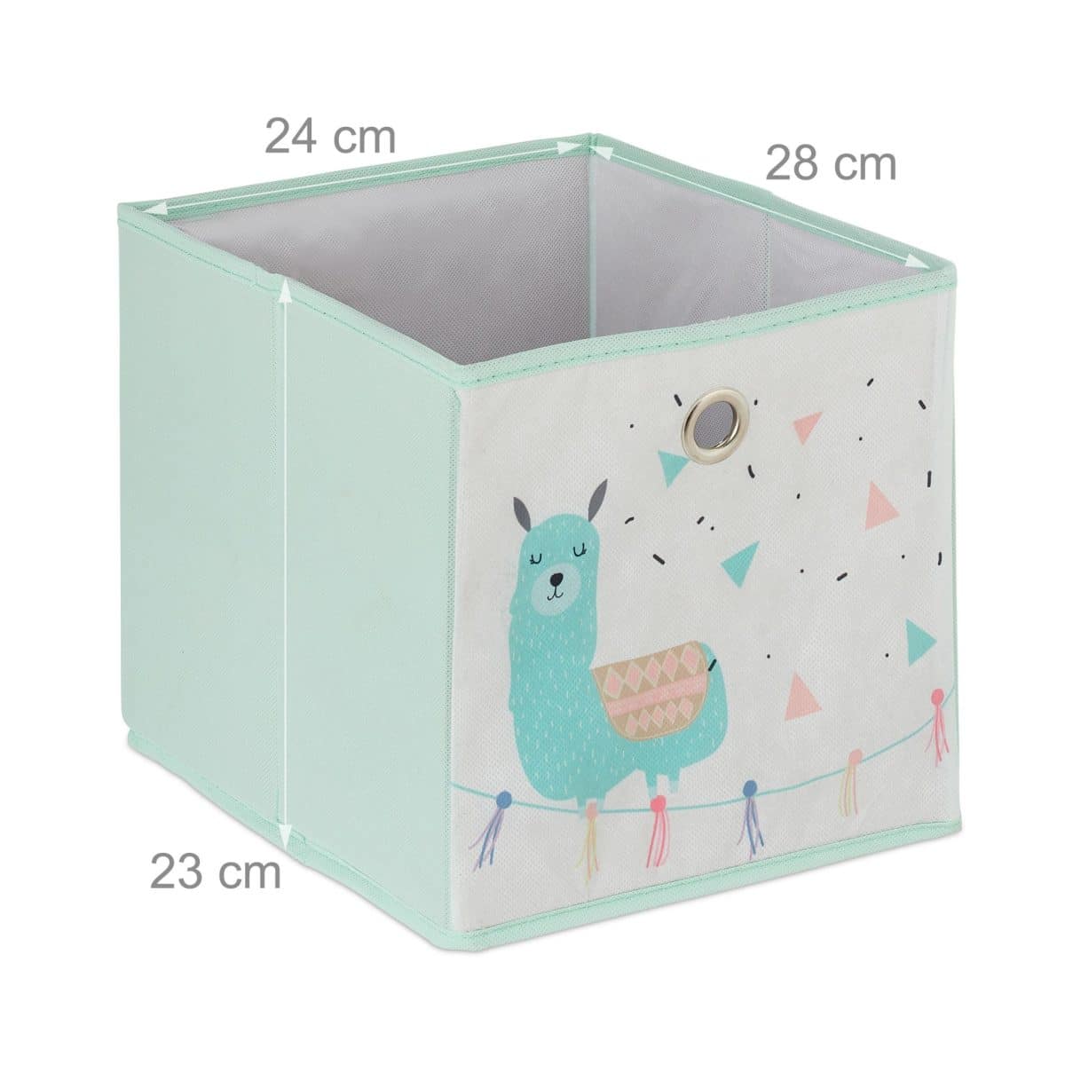 Raft pentru copii, cutii textile pentru jucarii, 62 x 53 x 30 cm - imagine 4