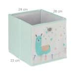 Raft pentru copii, cutii textile pentru jucarii, 62 x 53 x 30 cm - imagine 4