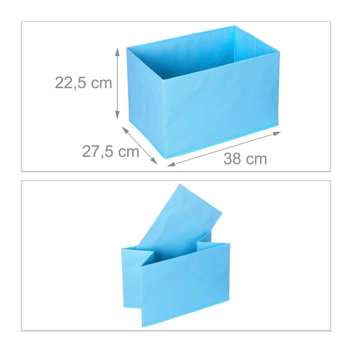 Raft pentru copii cu 4 cutii din stofa, PAL, 98 x 82,5 x 30 cm - imagine 4