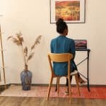 Masa stand pentru laptop multifunctionala, din MDF, negru 75 x 60 x 40 cm - imagine 5