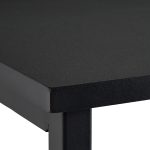 Masa stand pentru laptop multifunctionala, din MDF, negru 75 x 60 x 40 cm - imagine 6