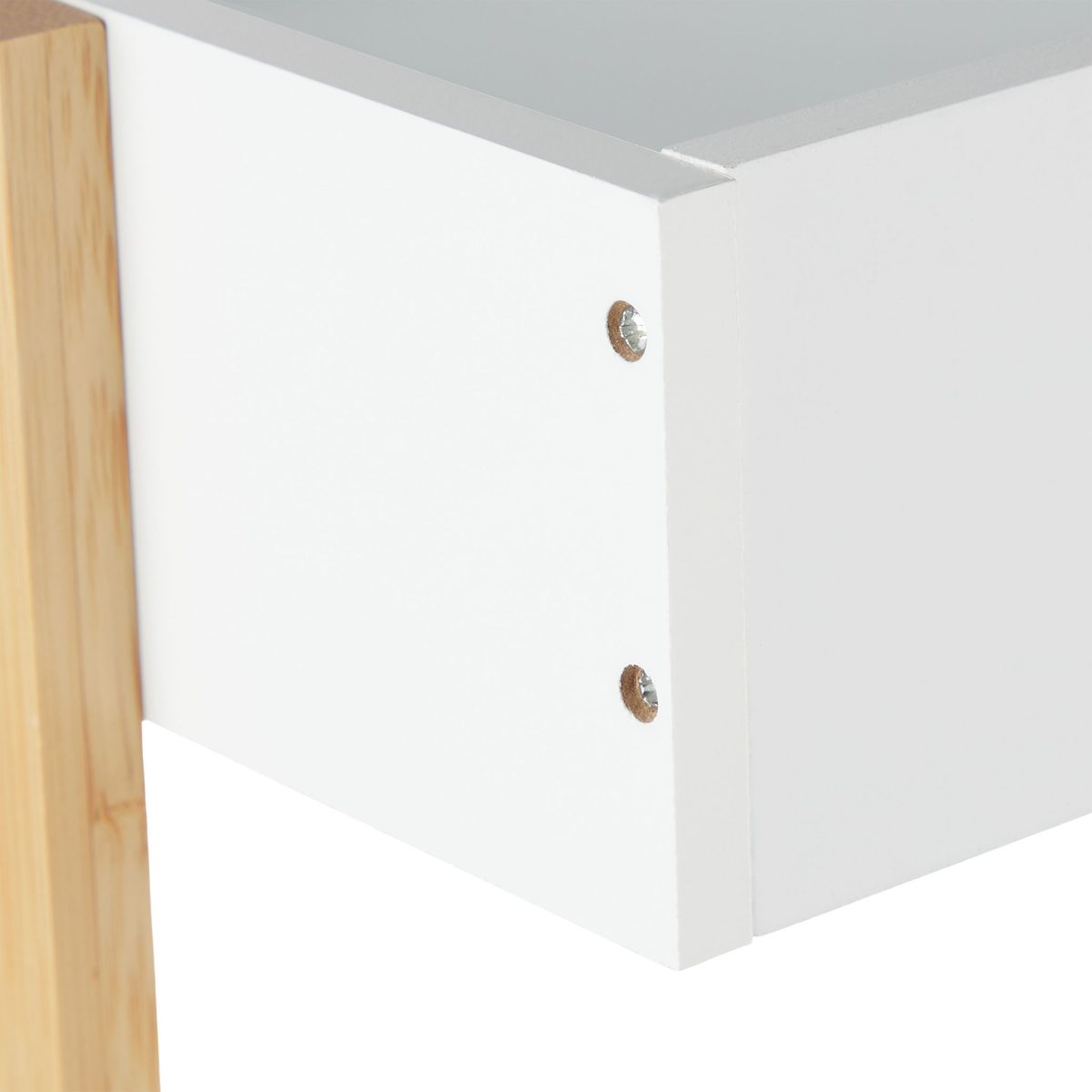 Carucior servire Relaxdays, cu 4 rafturi, alb, 88 x 40 x 30 cm - imagine 7