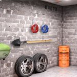 Set 6 carlige de perete pentru atelier/garaj, otel galvanizat, 2 dimensiuni - imagine 2