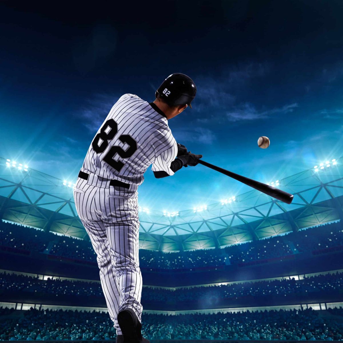 Bata de baseball, aluminiu, negru, 86 x 5 cm - imagine 3