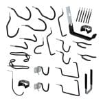 Set 30 de carlige de perete, pentru gradina/atelier/garaj