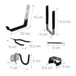 Set 30 de carlige de perete, pentru gradina/atelier/garaj - imagine 4