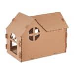 Casuta moderna pentru pisici, 36 x 49 x 29 cm, maro - imagine 5