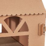 Casuta moderna pentru pisici, 36 x 49 x 29 cm, maro - imagine 8
