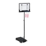 Cos de baschet cu stativ portabil, Relaxdays, inaltime reglabila 155 - 260 cm
