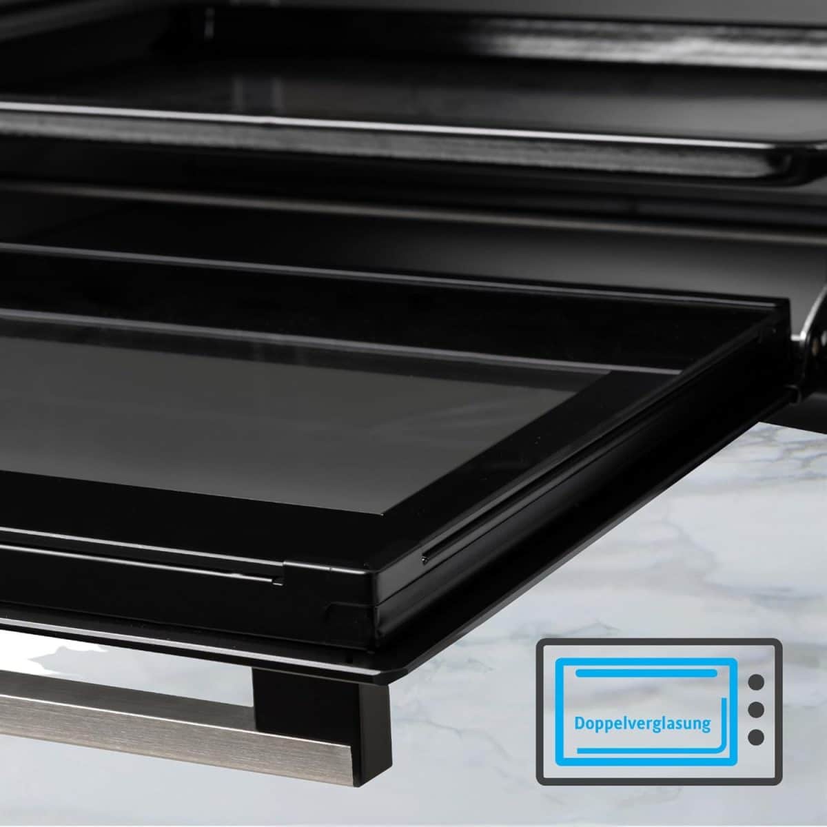Cuptor electric cu convectie OptimumX, 60 L, 2200 W,  temperatura 40-230° , 5 moduri de gatire, accesorii incluse, 46.4 x 58.4 x 37.6 - imagine 6