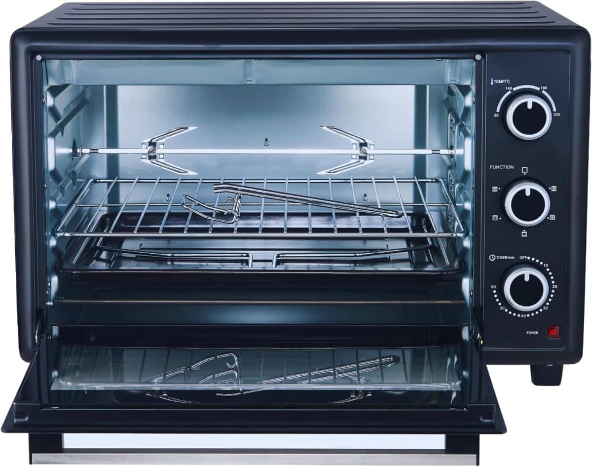 Cuptor electric cu convectie OptimumX, 60 L, 2200 W,  temperatura 40-230° , 5 moduri de gatire, accesorii incluse, 46.4 x 58.4 x 37.6 - imagine 7