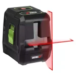 Laser in cruce, 20 m, sistem auto-nivelare de 4°, fascicul rosu, suport magnetic - imagine 3