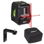 Laser in cruce, 20 m, sistem auto-nivelare de 4°, fascicul rosu, suport magnetic