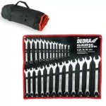 Set chei combinate, 25 piese, fabricat din oțel CrV durabil, 6-32 mm
