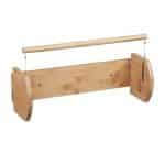 Suport pentru rola servetele de bucatarie, din bambus, 12 x 37 x 13 cm - imagine 4