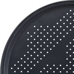Set 2 tavi pentru pizza, negru, 1.3 x 32 x 32 cm - imagine 2