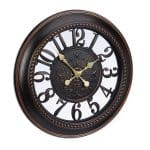 Ceas de perete, XL, model rustic, silentios, 56 x 56 x 6 cm