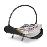 Suport lemne pentru soba sau semineu, 40 x 38 x 48 cm, negru - imagine 3