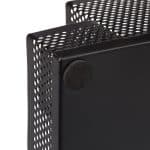 Organizator de birou, 4 compartimente, negru, 11 x 16 x 8 cm, Relaxdays - imagine 7