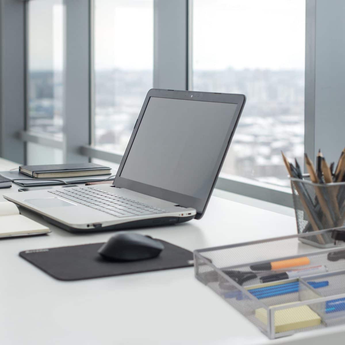 Organizator de birou/sertar, 6 compartimente, gri, 6 x 38 x 30 cm, Relaxdays - imagine 6