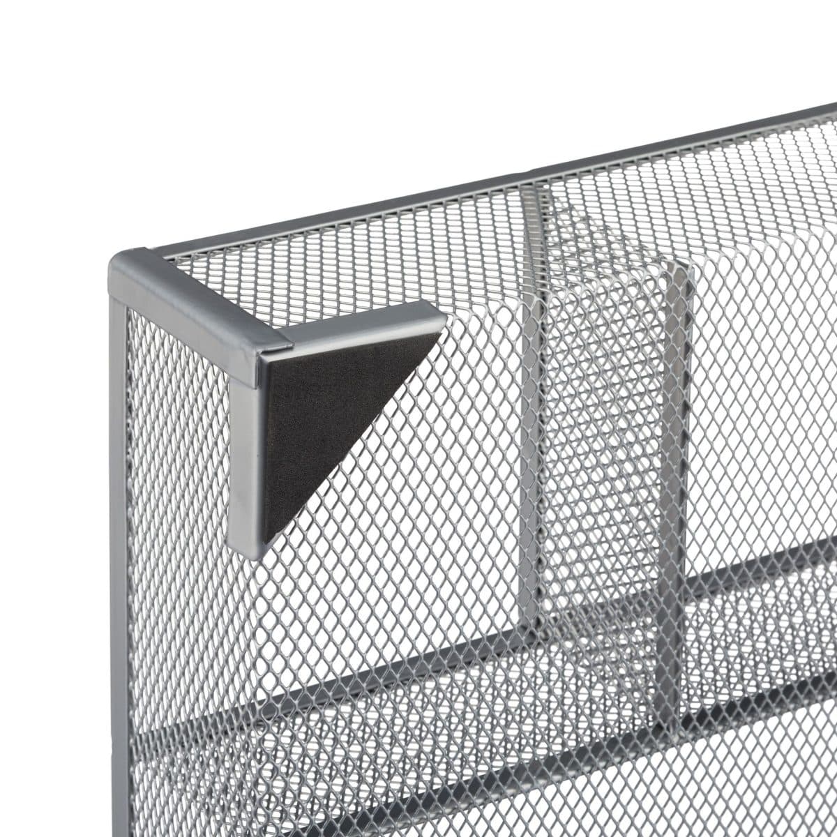 Organizator de birou/sertar, 6 compartimente, gri, 6 x 38 x 30 cm, Relaxdays - imagine 7