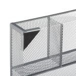 Organizator de birou/sertar, 6 compartimente, gri, 6 x 38 x 30 cm, Relaxdays - imagine 7