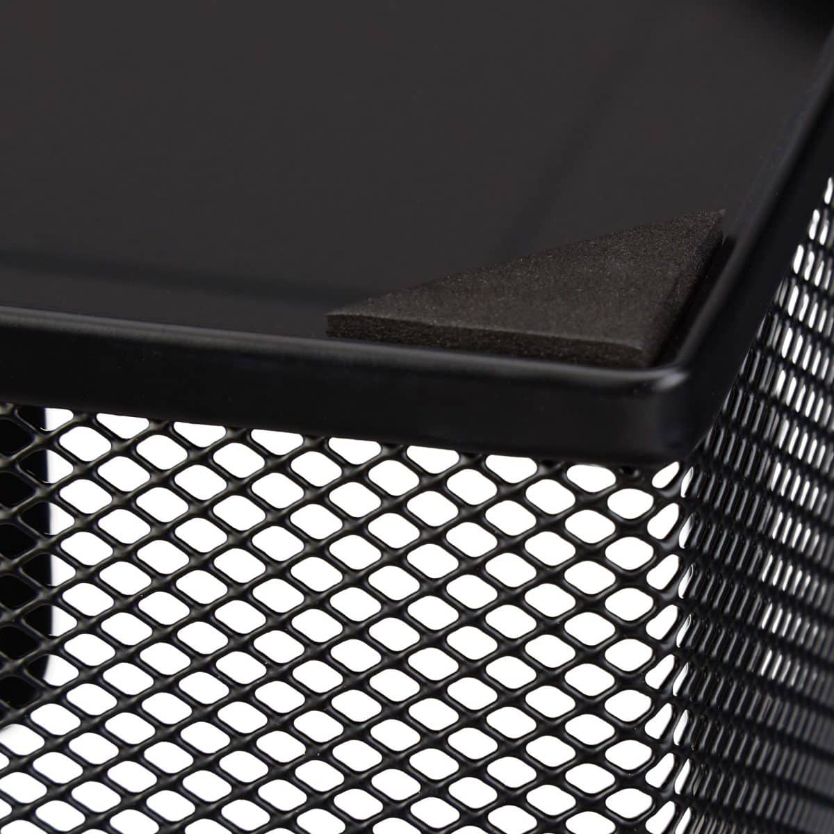 Set organizatoare de birou, 7 piese, negru, Relaxdays - imagine 8