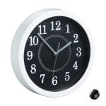 Ceas de perete, clasic, diametru 20 cm, alb