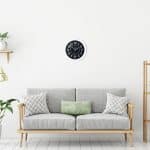 Ceas de perete, clasic, diametru 20 cm, alb - imagine 2