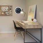 Ceas de perete, clasic, diametru 20 cm, alb - imagine 4