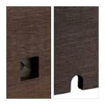 Organizator de cabluri, cutie din bambus, 16,5 x 25,5 x 14 cm, maro, Relaxdays - imagine 9