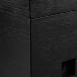 Organizator de cabluri, cutie din bambus, 16,5 x 25,5 x 14 cm, negru, Relaxdays - imagine 8