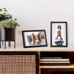 Set de 2 rame pentru fotografii 15 x 20 cm, negru, Relaxdays - imagine 2