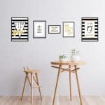 Set de 2 rame pentru fotografii 15 x 20 cm, negru, Relaxdays - imagine 3