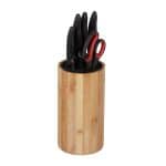 Bloc de cutite gol din bambus,  23 x 12,5 cm, natur