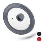 Capac pentru oale sau tigai, 20-24 cm, gri