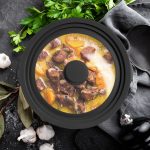 Capac pentru oale sau tigai, 20-24 cm, gri - imagine 4
