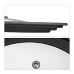 Capac pentru oale sau tigai, 20-24 cm, negru - imagine 3