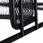 Organizator metalic, de birou/perete, 3 compartimente, negru 32 x 33 x 25 cm - imagine 8
